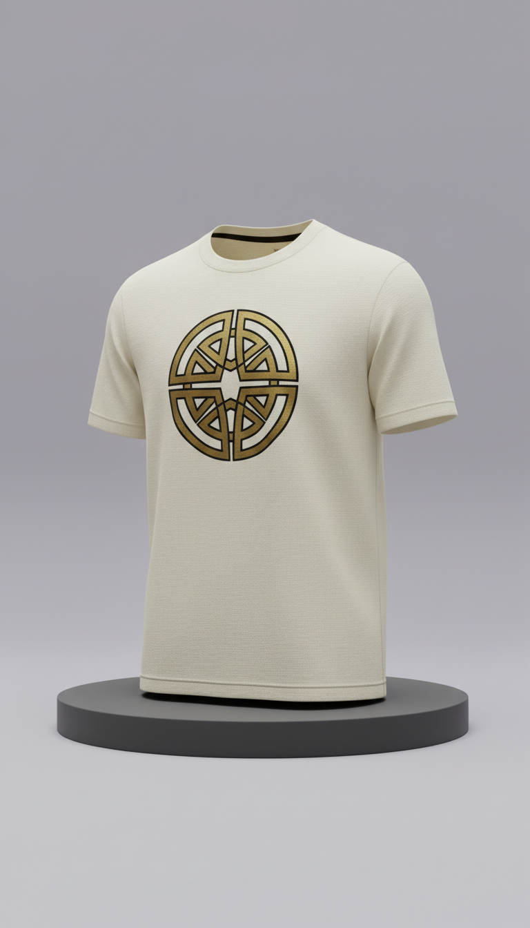 Cotton Tee with Signature Typography