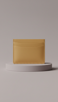 Leather Card Holder with Embossed Detail