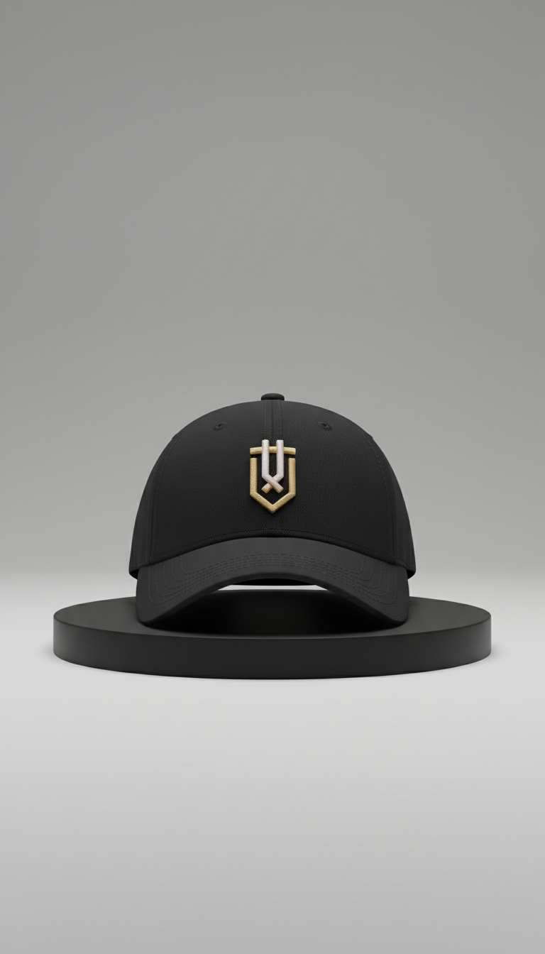 Branded Cap with Contrast Stitching
